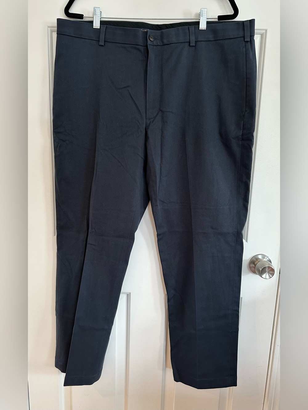 Brooks Brothers Mens Advantage Chino Clark Navy Pants 40X30 EUC